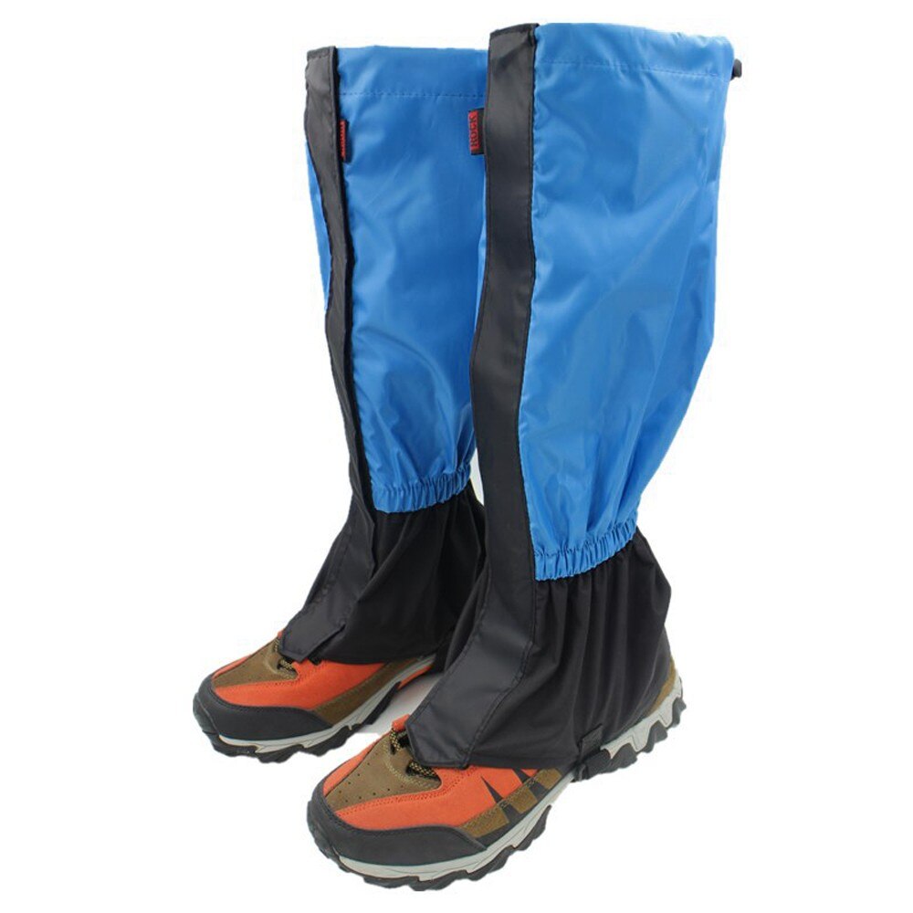 Outdoor Gaiters Sleeve Leg Protector Climbing Calf Sleeve Snowfield Desert Walking Cycling Waterproof Anti Dirt Gaiters Sleeve: Pink