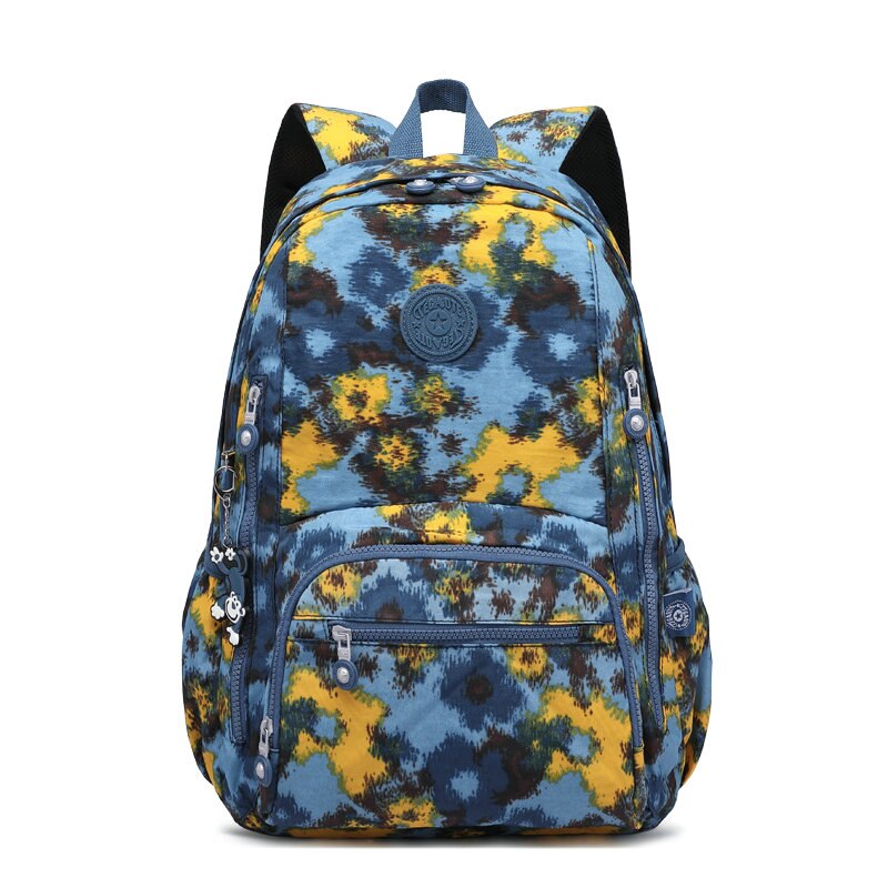 TEGAOTE Girls School Bags Women Printing Backpack For Teenage Girls Shoulder Travel Bags Nylon Waterproof Laptop Bagpack Bolsos: 992-12