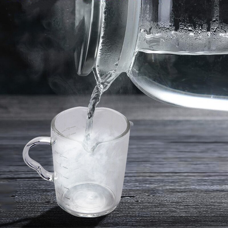 Creatieve Dubbele Mond Schaal Glas Cup Hoge Temperatuur Weerstand Transparante Ronde Huishoudelijke Ontbijt Melk Koffie Drinkware