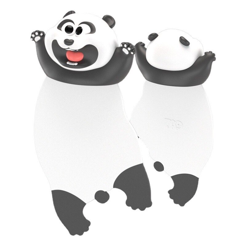 PVC Cute bookmark Funny Original Creation 3D Animals National Treasures Bookmarks Tiger Alligator book mark kawaii stationery