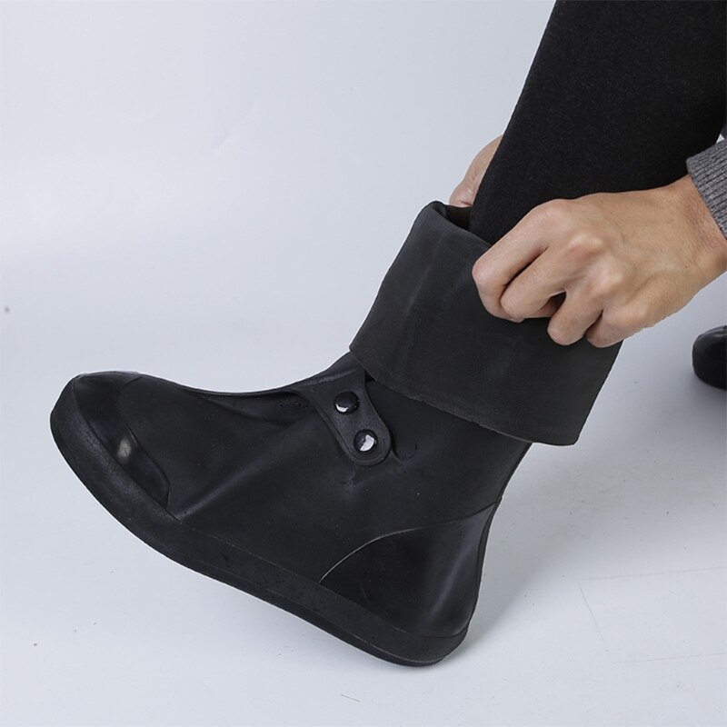 Waterproof Shoe Cover Outdoor Rain Shoes Boots Covers Waterproof Slip-resistant Overshoes Galoshes Travel for Men Wome