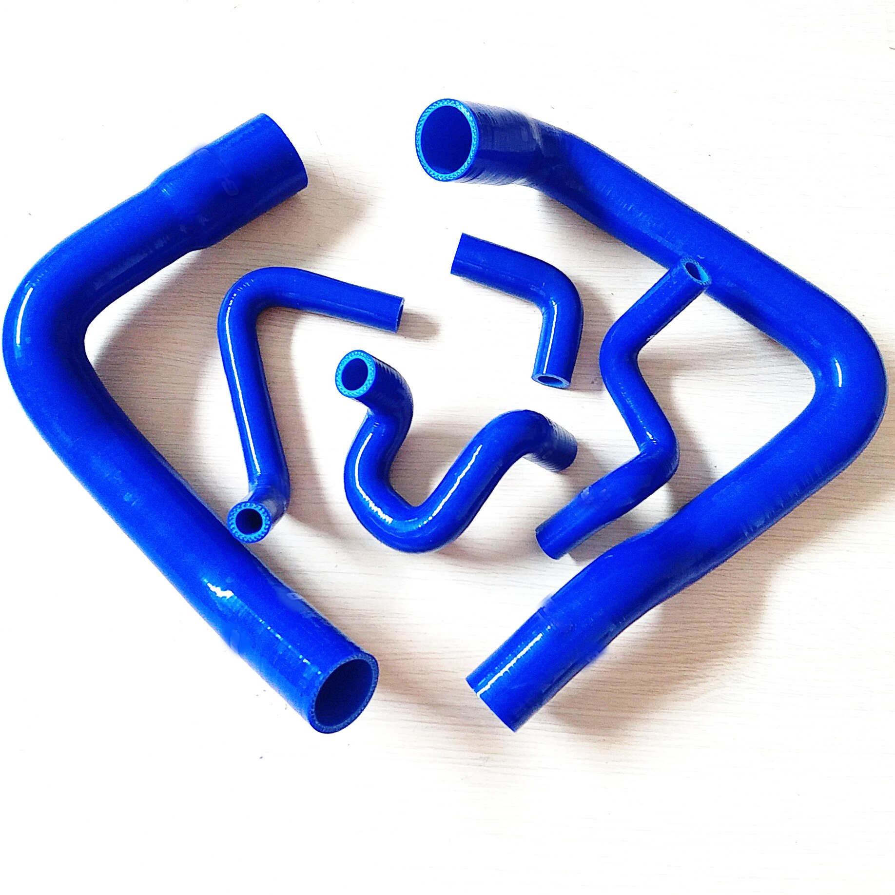 Silicone Radiator Coolant Hose Kit For Ford Mustang GT LX Cobra 5.0 1986-1993 Blue 88 89 91