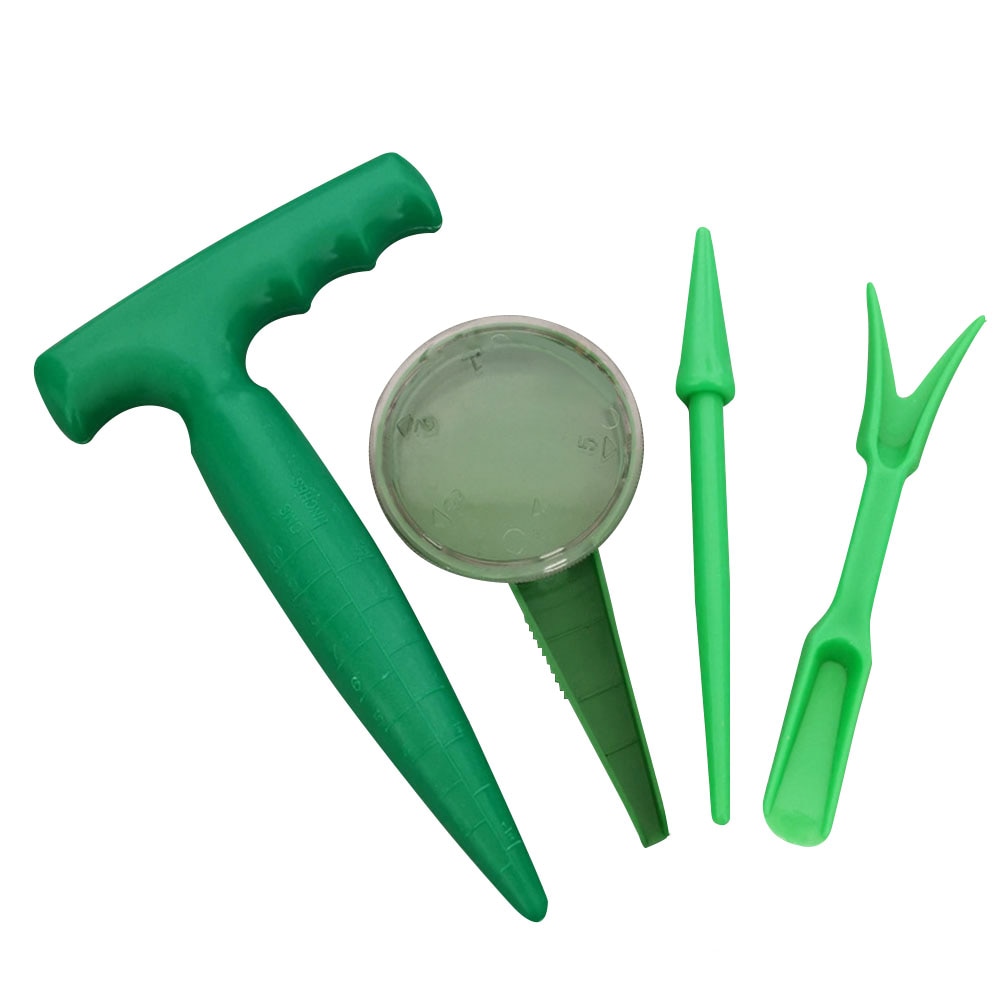 4 Uds. Conjunto de plantadores de jardín para trasplantar plantas de semillero para cultivar plantas y sembrar plantas