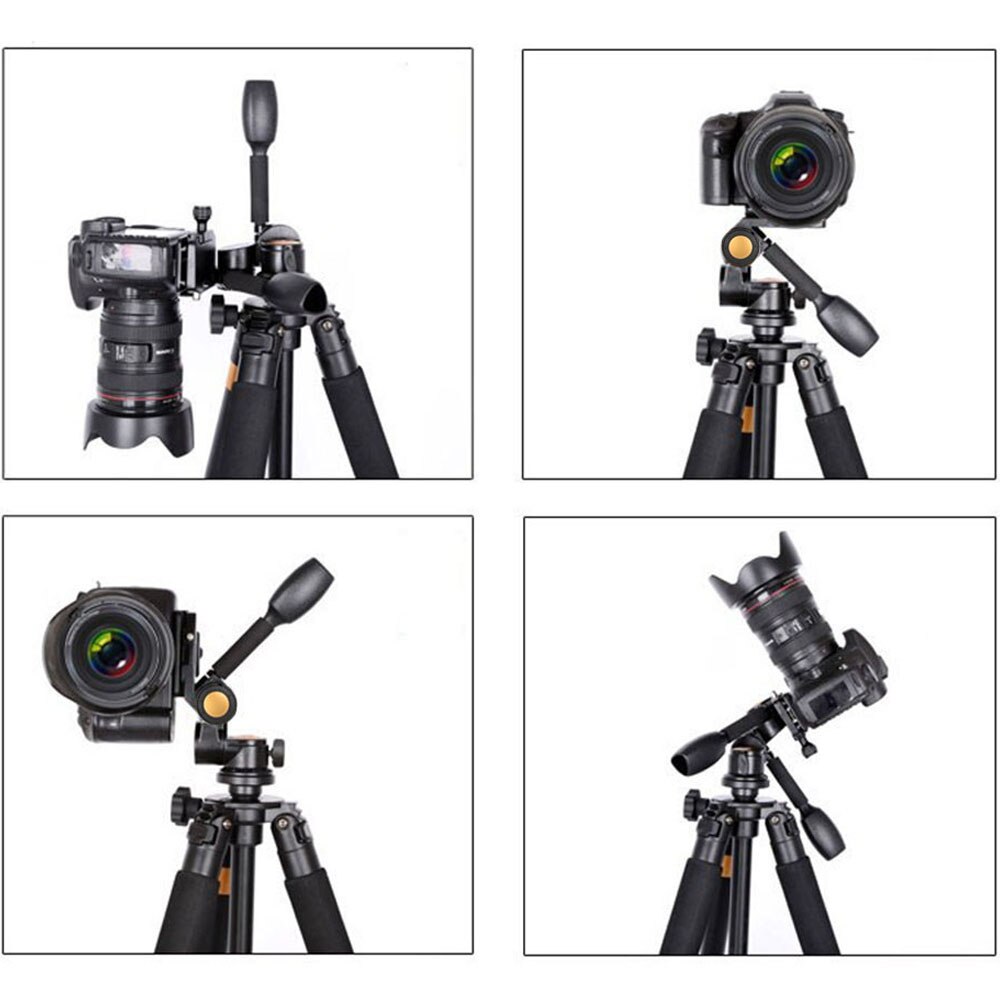 Cadiso Q80 Foto Statief Hoofd Dubbele Handvat Drie Dimensionale 3D Demping Twee Handvat Balhoofd voor Camera Video Statief Monopod