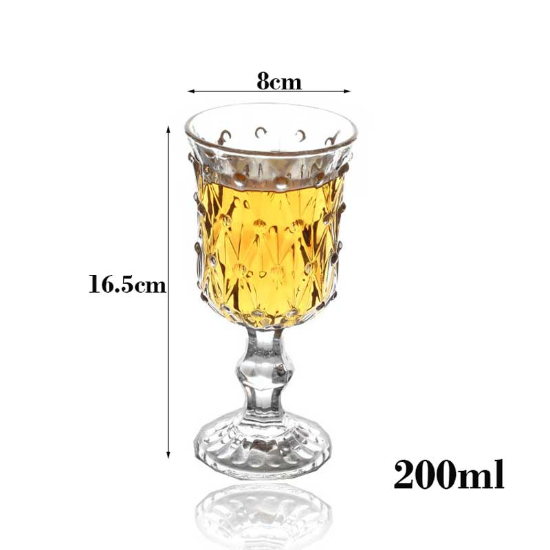 2 st vinglas blyfritt klar diamantgraverad rödvinsbägare hembar fest champagne cocktailglas kopp drinkware 200ml