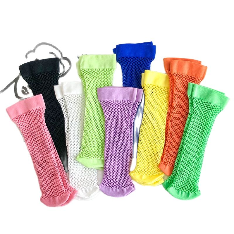 Zachte Elastische Baby Sokken Peuter Kids Kniekousen Voor Meisjes Jongens Zomer Mesh Sokken Nylon Effen Kleur Kinderen Lange sokken 0-5Y