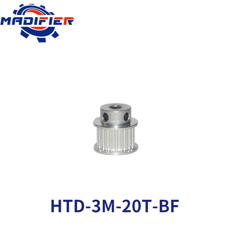 BF typ 20 zęby HTD 3M koło rozrządu otwór 4/5/6/6.35/7/8/10mm do 10mm 15mm pas dla liniowy koło pasowe