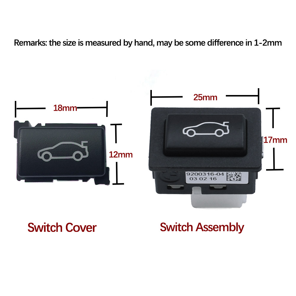 Car Tail Trunk Cover Opening Switch Button Replacement For BMW 1 2 3 4 5 6 7 X1 X3 Z4 E81 F22 E90 F30 F32 F10 F11 F12 F01 F02