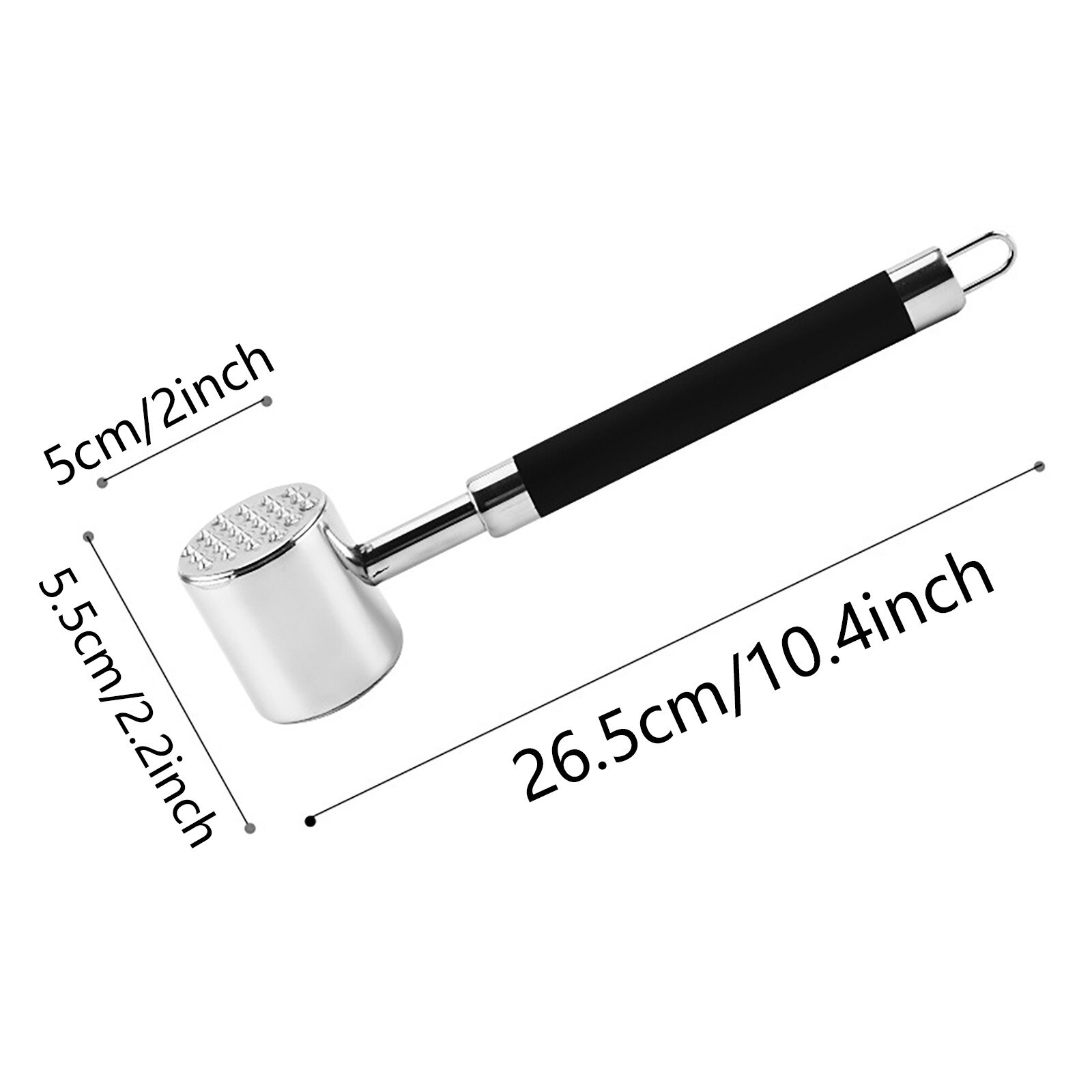Alloy Meat Hammer Meat Loose Hammer Pork Chop Steak Hammer Flesh Floss Tender Meat Hammer Kitchen Gadgets