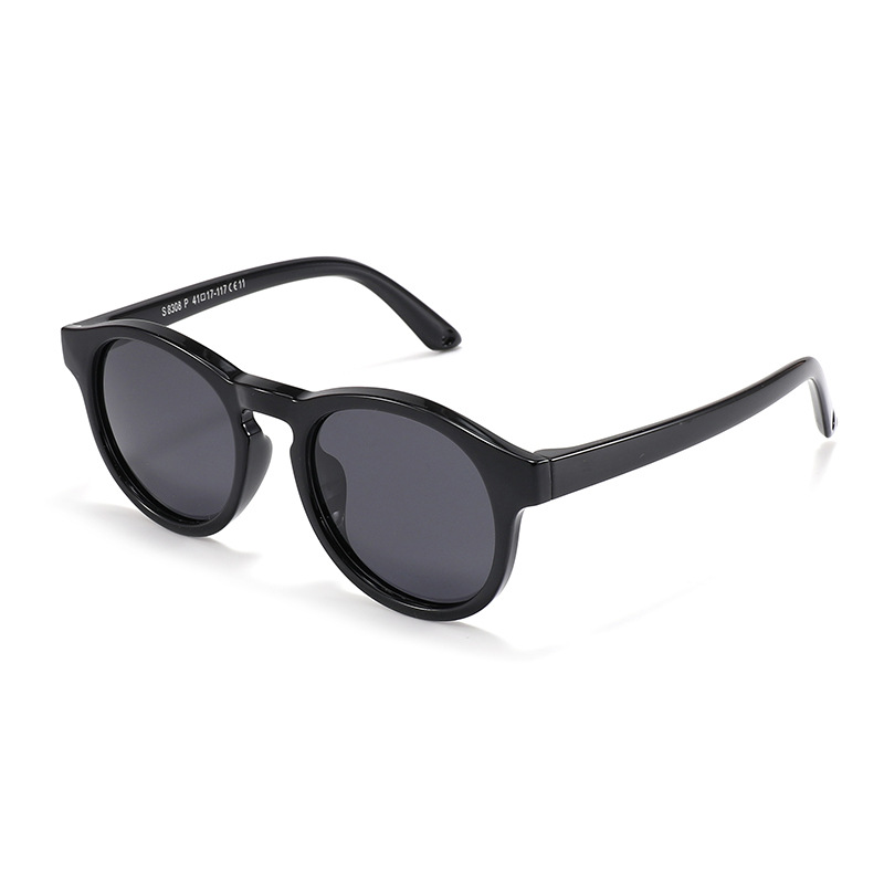 Primeras gafas de sol para bebé de 0 a 3 años, para recién nacido, con correa, redondas, flexibles, polarizadas UV400, accesorio de gafas de sol de silicona para bebé: Rosa