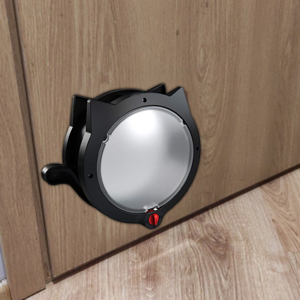 Dog Cat Flap Door Security Lock Kitten Pet Security Door ABS Animal Small Cat Gate Pet Supplies Exit Door Gate