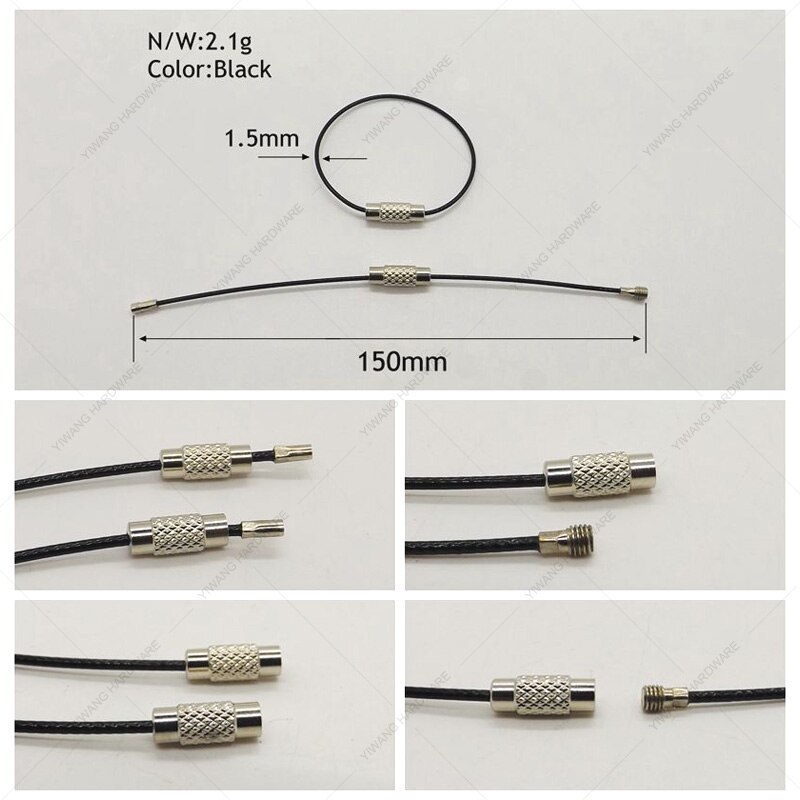 sales well stainless steel wire rope collection ring 10pcs/package hanging ring factory direct: 150mm