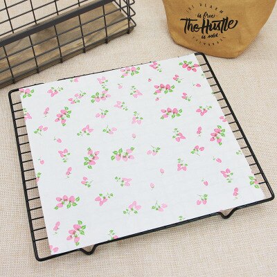 Papier d&#39;emballage en papier huilé pour pain, Sandwich, hamburgers, frites/cire de alimentaire, outils de cuisson, Gadgets de cuisine, 3 tailles, 25 pièces/lot: G-25x25cm