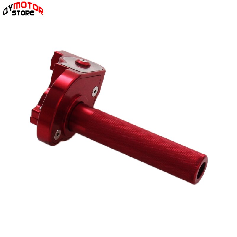 7/8 ''Cnc Aluminium Twist Gashendel Grip Voor Dirt Bike Quad Atv Pit 50cc 125cc 150cc 250cc: red