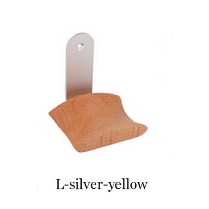 Universele Hoofdtelefoon Stand Hout Geen Splicing Headset Houder Hanger Muur Gemonteerde Koptelefoon Haak Metalen Display Rack Clearance 1Pc: Donkergrijs