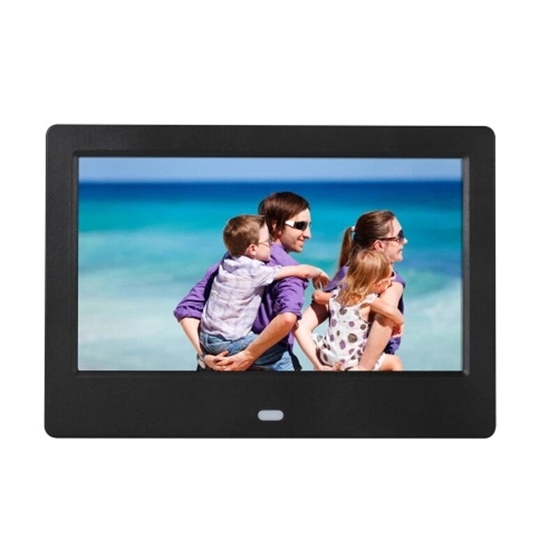 SJD-703 7 Inch Leds Digitale Fotolijst 1024X600 H-D Sn Desktop Album Display Ie MP4 Video MP3 O klok Kalender Wit: EU