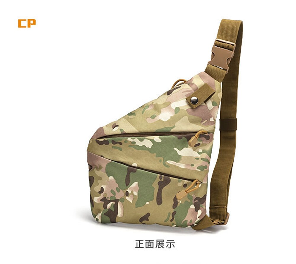 Bolso de hombro de bolsillo Personal para hombre, bolsa cruzada de pecho antirrobo, impermeable, informal, para deportes de ciclismo