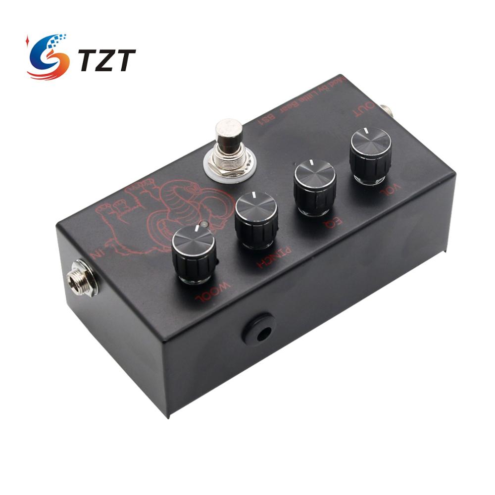 TZT BS1 mammouth laineux basse Fuzz guitare pédale Stomp boîte effets effecteur basse guitare effets pédale