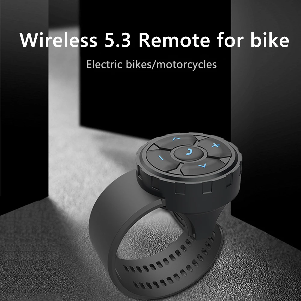 Draadloze Bluetooth 5.3 Afstandsbediening Mediaknop Universele Auto Motor Fiets Stuurwiel Muziek Spelen voor Auto Stuur