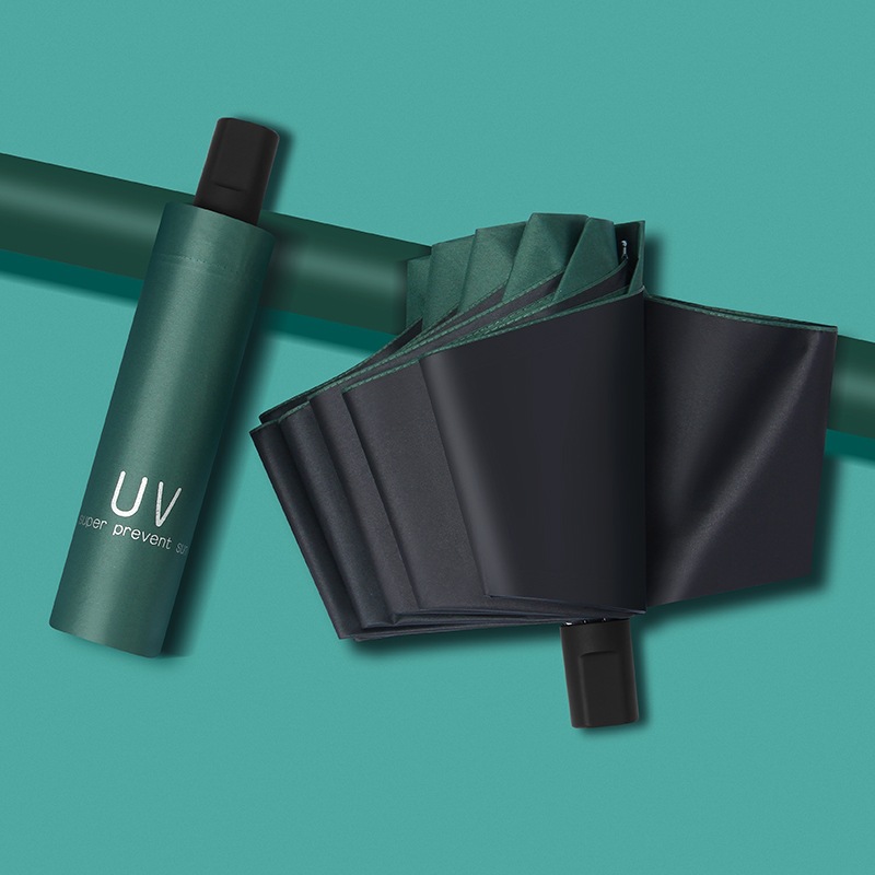 Xiaomi uv guarda-chuva dobrável à prova dwindproof água à prova de vento 8 osso guarda-chuva anti-uv dias ensolarados simples cor sólida guarda-chuva manual