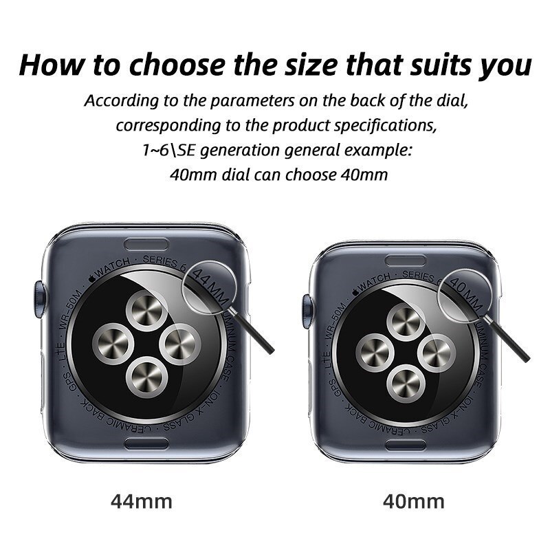 3 stk beskyttelsesglas til ur apple serie 7/6/ se skærmbeskyttere apple ure hydrogel film tilbehør smartwatch