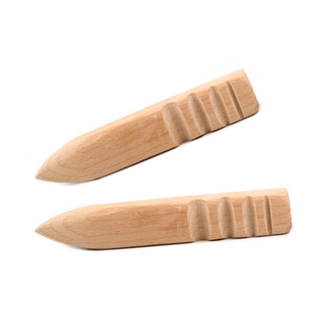 Varilla de bruñido hecha a mano, cortador de bordes artesanales de cuero, herramienta para peletería de madera redonda: 7