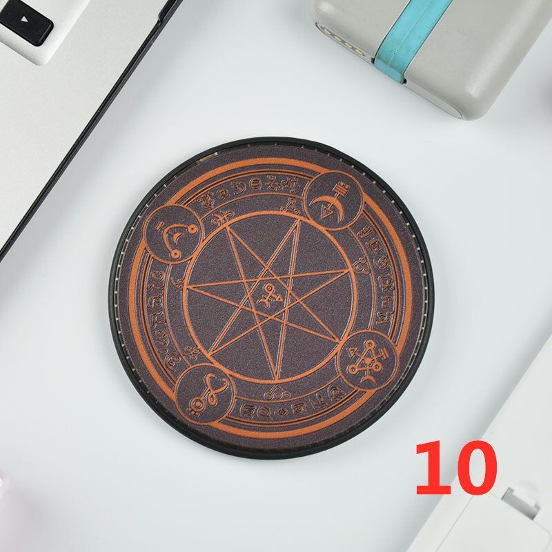 10W Magic Array Wireless Charger Fast Charging DesKtop Pad with LED Light for Samsung Galaxy S7 S6 S8 S9 S10 Plus for iPhone: 10