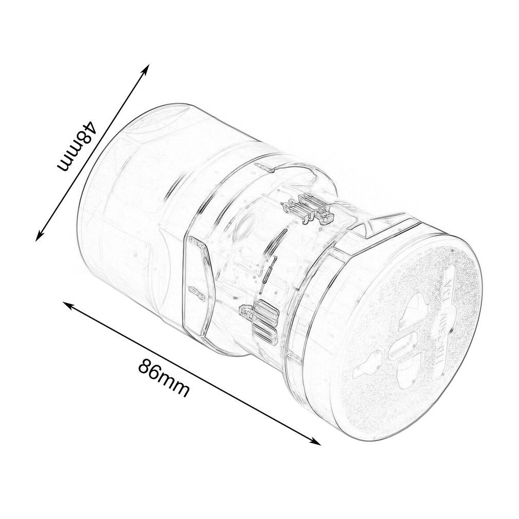 Universal Travel Adapter US/AU/UK/EU Plug Worldwide Charger Power Wall Conversion Socket Electric Converter White/Black