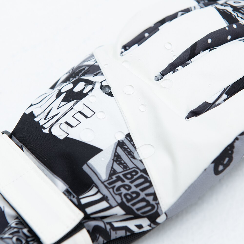 Guantes de esquí para mujer, guantes de invierno cálidos impermeables para esquiar y Snowboard, guantes de moto para montar en moto, guantes de nieve para exteriores, novedad de