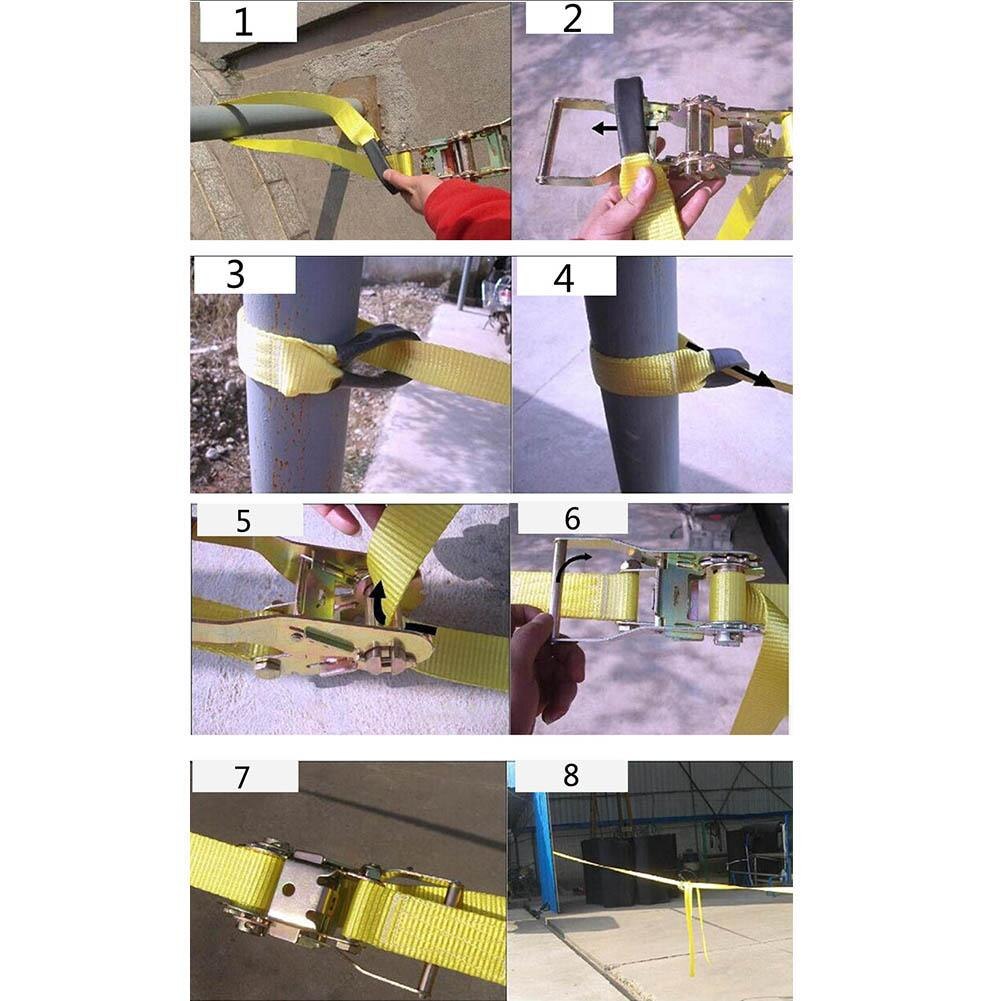 10*0.5m Outdoor Extreme Sports Slackline Style Thickening Soft Rope Fitness Balance Rope