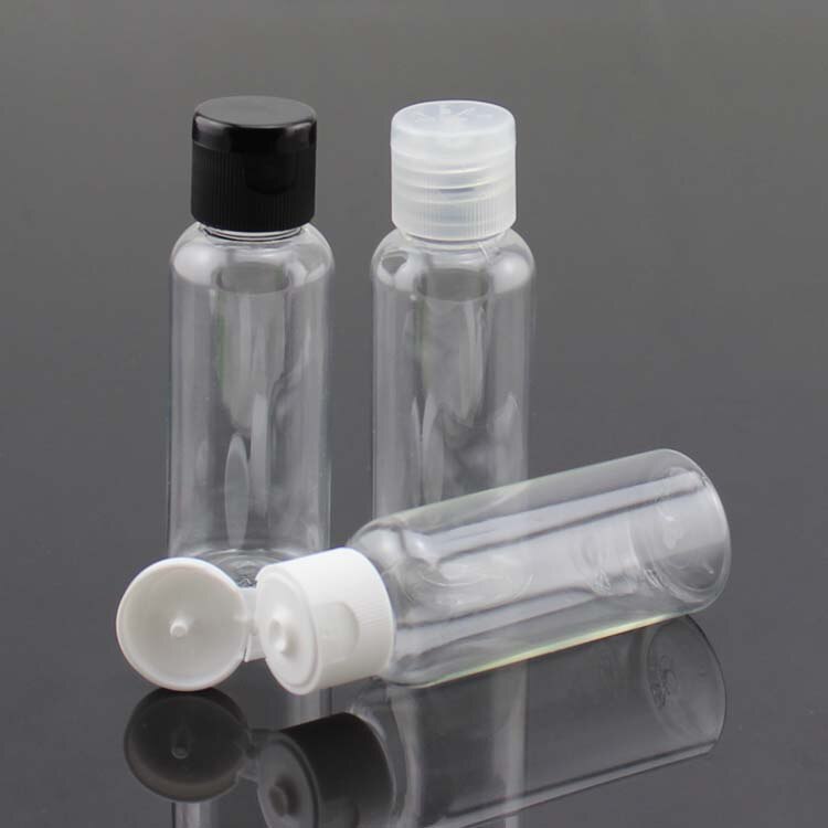 Bouteille à clapet de Festival de papillon 50 ML, bouteille en plastique d'animal familier, cosmétiques, émulsion d'eau, bouteille d'échantillon