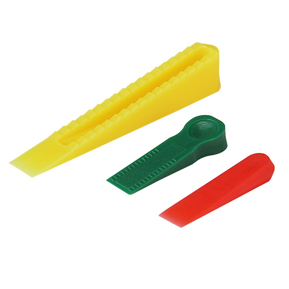 100Pcs Tile Leveling System Spacers Clips Impact- Resistant Ceramic Floor Wall Spacer Leveling Tiling Accessory Kit