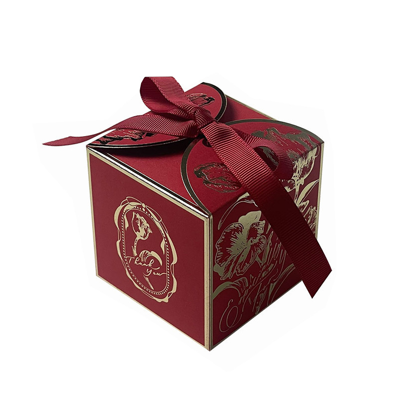 Boîte à sucre française légère de luxe, 10 pièces/lot, bonbons dorés couleur Champagne, boîte à bonbons de mariage, boîte en papier d'accompagnement de mariage: Vert menthe / 13x8x15 cm