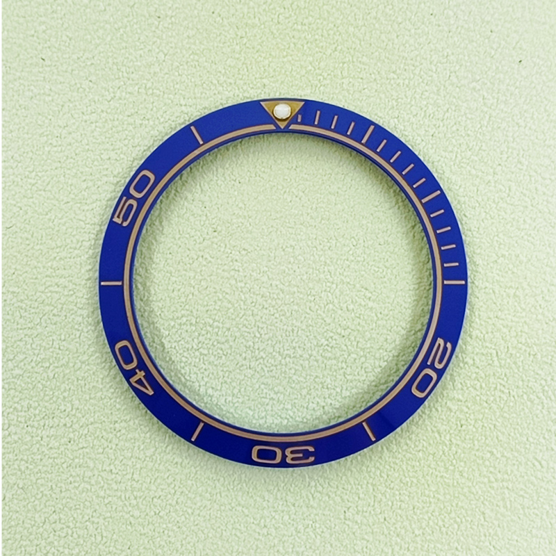 Insert de lunette en céramique pour montre de plongée pour homme, 38mm x 30,5mm, convient aux montres de 40mm, accessoires de remplacement