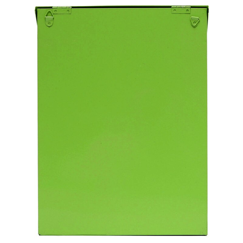 12 Inch Retro Metal Mailboxes Wall Mounted Mail Box Mailbox Bucket Newspaper Letter Box Postal Letter Newspaper Box Garden Decor