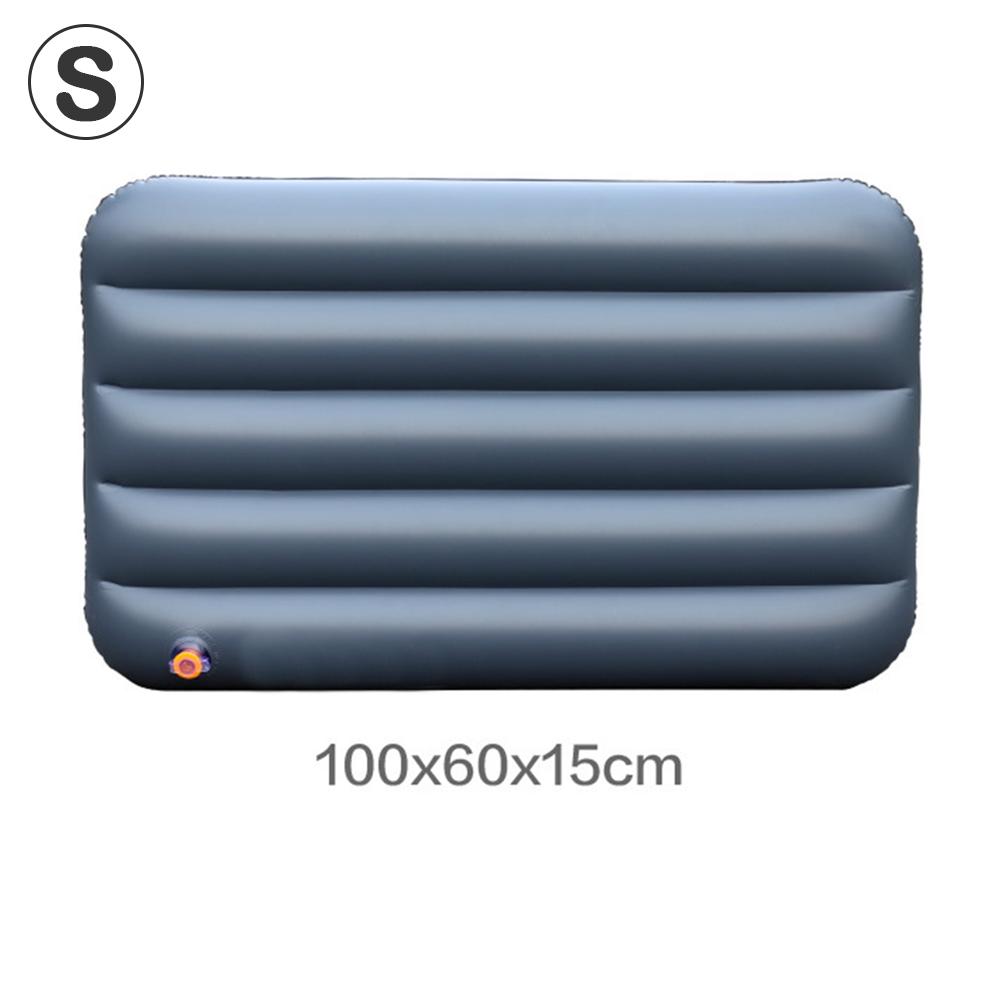 Car Inflatable Mattress Portable Car Back Seat Travel Camping Air Bed Foldable Trunk Cushion Mattresses Camping Accessories: Red