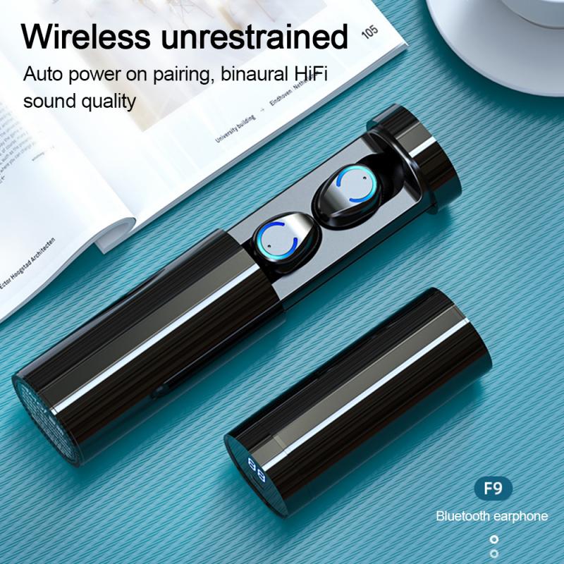 Tws Koptelefoon Draadloze Bluetooth 5.0 Hoofdtelefoon Noise Annuleren Headset Oordopjes Met Mic Oortelefoon Voor Iphone Xiaomi Samaung Huwei