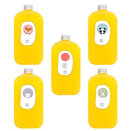 Bouteille vide en plastique pour boisson aux fruits, au lait, au thé, au vin, à la glace, à la cafetière, au whisky, au jus, à la Vodka, pot Mason, 10 pièces/lot