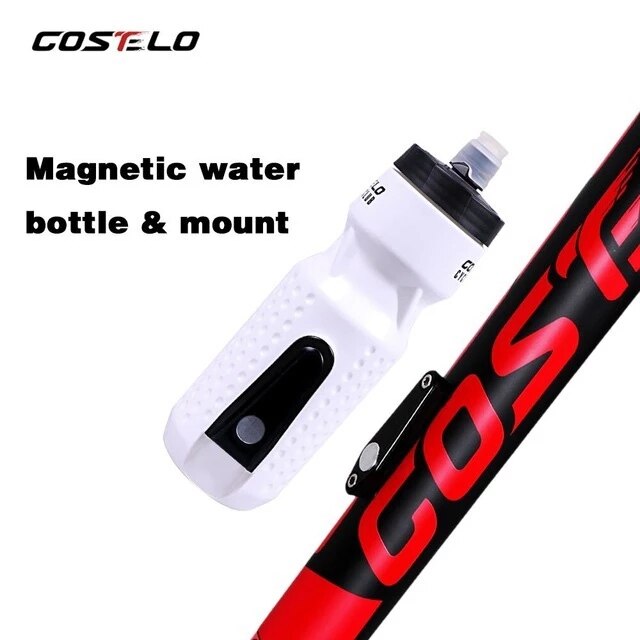Innovation Costello-botella de agua para bicicleta, recipiente de ajuste magnético, botella de agua deportiva, frascos de vidrio de 710 Ml