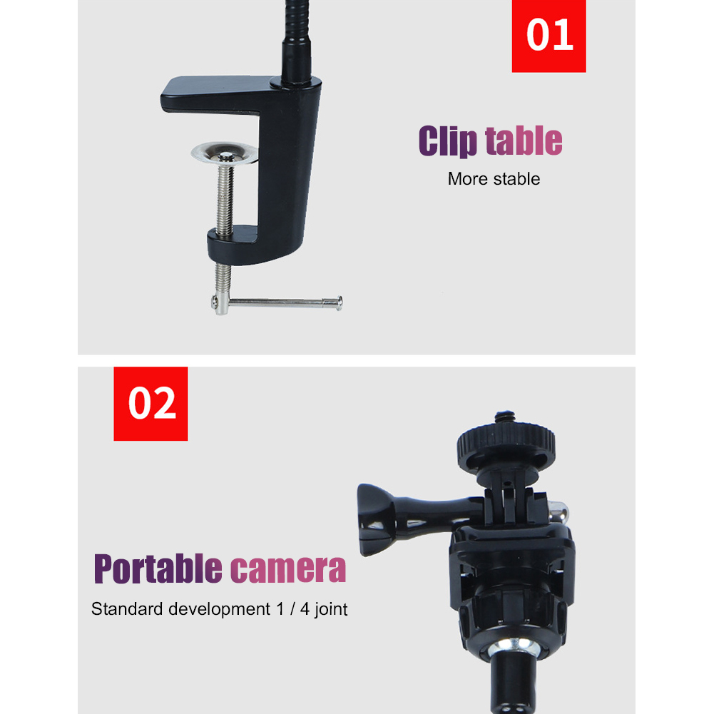 Camera Bracket Desk Jaw Clamp Flexibele Zwanenhals Stand Beugel Flexibele Houder Stand Mount Voor Webcam Brio 4K C925e