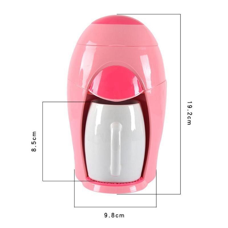 Machine à café américaine, petite Machine à thé électrique Portable, pour la maison, multifonction, pour préparer du café rose