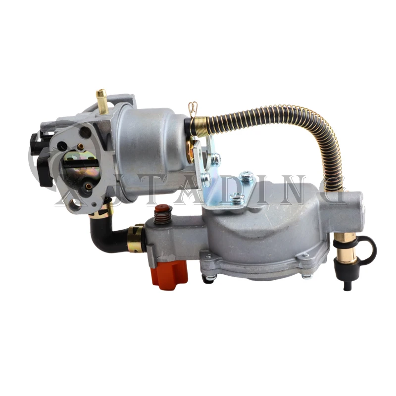Generator dobbelt brændstof karburator lpg ng konverteringssæt til 2.8kw gx200 170f manuel choking spole til  gx160 2kw 168f generatorer del