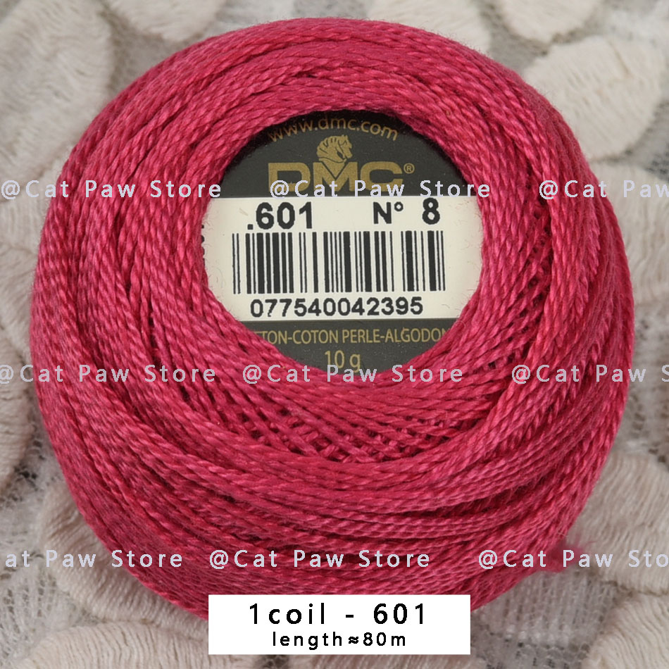 Hilos de punto de cruz DMC originales, hilo de bordar, hilo de moulina, hilo de algodón para gancho, hilo de coser, línea de ganchillo