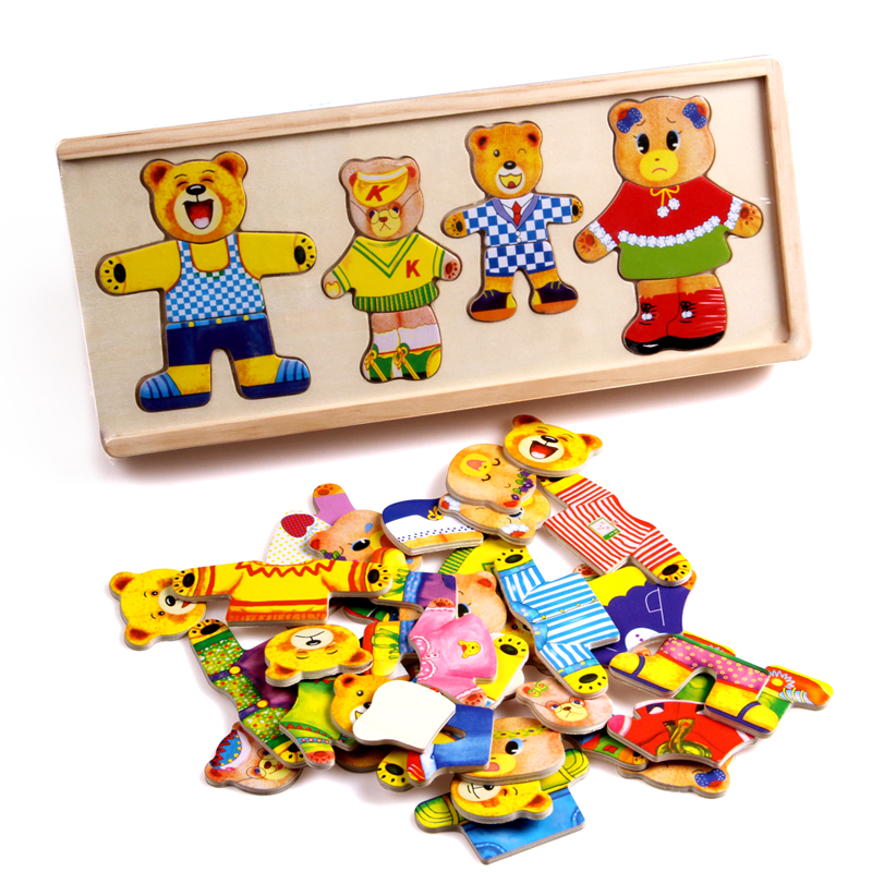 Baby Kleine Beer Omkleden Puzzel Kinderen Vroege O Grandado Baby Kleine Beer Omkleden Puzzel Kinderen Vroege O Grandado