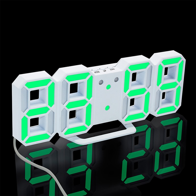 EIELE Digitale klok, soldeerset, vergrote kleuren, led-display, temperatuurmeting, automatische helderheidsinstelling, soldeerleerprogramma voor scholieren en beginners (solderen vereist