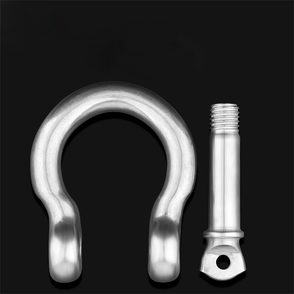 M4-M12 100% A2 Stainless Steel 304 D-type Dee Shackle Antirust D Shackle SUS 304 M4-M12 Dee Shackle