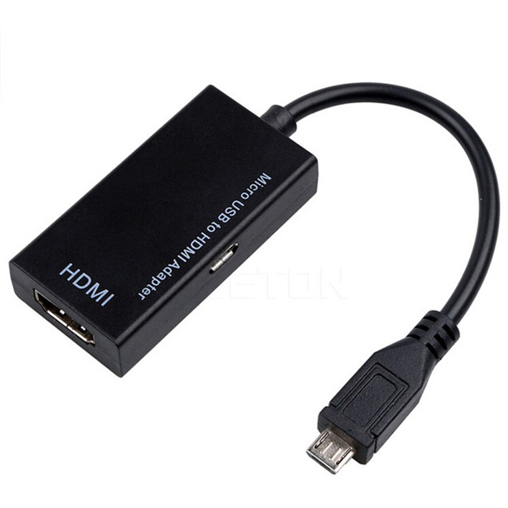 Micro Usb Naar Hdmi Hd Adapter Kabel Man Naar Vrouw 1080P Hd Hdmi Audio Video Kabel Mhl Converter Voor tv Pc Laptop
