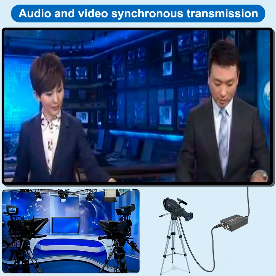 Convertidor de vídeo HD 3G, convertidor adaptador SDI a HDMI compatible con SDI con detección de formato automático de Audio para cámara con CABLE CC