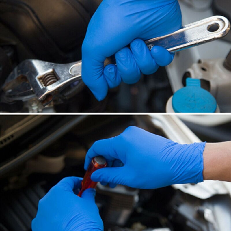 Disposable Nitrile Gloves Powder Free Non Latex Non Vinyl Grade 100 box