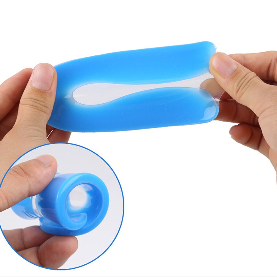 Silicone Gel Soft Shoe Inserts U-Shape Plantar Fasciitis Heel Protector Heel Spur Cushion Pad Insole Foot pain Pedicure Massage